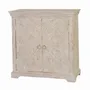 Chests of drawers - Chest of drawers in aged white mango wood - GINER Y COLOMER