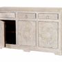 Sideboards - Sideboard in aged white mango wood - GINER Y COLOMER