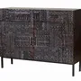 Console table - Console in dark walnut mango wood - GINER Y COLOMER