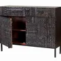 Console table - Console in dark walnut mango wood - GINER Y COLOMER