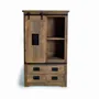 Wardrobe - Mango wood and metal wardrobe - GINER Y COLOMER