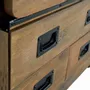 Wardrobe - Mango wood and metal wardrobe - GINER Y COLOMER