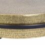 Coffee tables - Coffee table with bronze top and black metal legs - GINER Y COLOMER