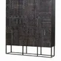 Sideboards - Showcase in mango wood and dark walnut metal - GINER Y COLOMER