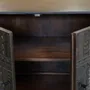 Sideboards - Showcase in mango wood and dark walnut metal - GINER Y COLOMER