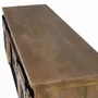TV stands - Industrial style mango wood TV cabinet with two doors - GINER Y COLOMER