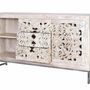 Buffets - Buffet en manguier et métal blanc vieilli - GINER Y COLOMER