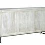 Buffets - Buffet en manguier et métal blanc vieilli - GINER Y COLOMER