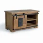 TV stands - Mango wood and metal TV cabinet - GINER Y COLOMER