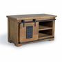 TV stands - Mango wood and metal TV cabinet - GINER Y COLOMER