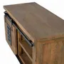 TV stands - Mango wood and metal TV cabinet - GINER Y COLOMER