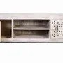 TV stands - Mango wood TV cabinet and aged white metal legs - GINER Y COLOMER