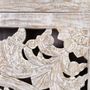 Sideboards - Mango wood display case, white and aged gray metal legs - GINER Y COLOMER