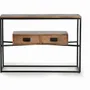Console table - Mango wood and metal console - GINER Y COLOMER