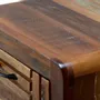 Night tables - Bedside table in aged walnut and gray mango wood - GINER Y COLOMER