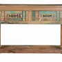 Console table - Exclusive console in multicolored recycled wood - GINER Y COLOMER