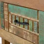 Console table - Exclusive console in multicolored recycled wood - GINER Y COLOMER
