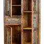 Sideboards - Mango wood display case and multicolored metal legs - GINER Y COLOMER