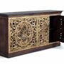 Buffets - Buffet en bois de manguier sculptée et feuille d'or - GINER Y COLOMER