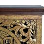 Buffets - Buffet en bois de manguier sculptée et feuille d'or - GINER Y COLOMER