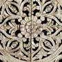Sideboards - 2-door sideboard in carved mango wood and silver leaf - GINER Y COLOMER