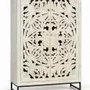 Sideboards - Mango wood display case and aged white metal legs - GINER Y COLOMER
