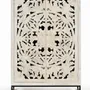 Sideboards - Mango wood display case and aged white metal legs - GINER Y COLOMER