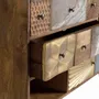 Chests of drawers - Mango wood chest of drawers with drawers in different textures - GINER Y COLOMER
