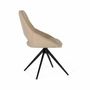 Chairs - Set of two swivel chairs covered in fabric - GINER Y COLOMER
