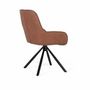 Chaises - Ensemble de 2 chaises pivotantes recouvertes de tissu - GINER Y COLOMER