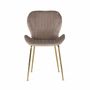 Chairs - Set of 4 chairs covered in velvet and steel structure - GINER Y COLOMER