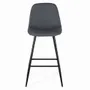 Stools - Set of four stools covered in gray fabric - GINER Y COLOMER