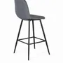 Stools - Set of four stools covered in gray fabric - GINER Y COLOMER