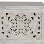 TV stands - TV cabinet in carved mango wood and metal - GINER Y COLOMER