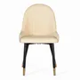 Chaises - Ensemble de 4 chaises recouvertes et pieds en acier - GINER Y COLOMER