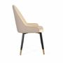 Chairs - Set of 4 covered chairs and steel legs - GINER Y COLOMER