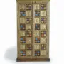 Wardrobe - Wardrobe in mango wood, brass and maiolica - GINER Y COLOMER