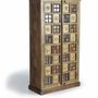 Armoires - Armoire en bois de manguier, laiton e maiolique - GINER Y COLOMER
