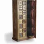 Wardrobe - Wardrobe in mango wood, brass and maiolica - GINER Y COLOMER