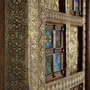 Wardrobe - Wardrobe in mango wood, brass and maiolica - GINER Y COLOMER