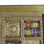 Wardrobe - Wardrobe in mango wood, brass and maiolica - GINER Y COLOMER