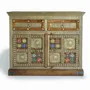 Chests of drawers - Acacia wood, ceramic and bronze chest of drawers - GINER Y COLOMER