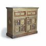 Chests of drawers - Acacia wood, ceramic and bronze chest of drawers - GINER Y COLOMER