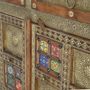 Chests of drawers - Acacia wood, ceramic and bronze chest of drawers - GINER Y COLOMER