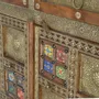 Chests of drawers - Acacia wood, ceramic and bronze chest of drawers - GINER Y COLOMER
