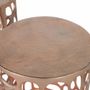 Tables basses - Lot de 2 tables en métal et finition en cuivre vieilli - GINER Y COLOMER