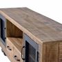 Meubles TV - Meuble TV en bois de manguier et métal naturel - GINER Y COLOMER