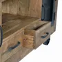 TV stands - TV cabinet in mango wood and natural metal - GINER Y COLOMER