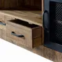 TV stands - TV cabinet in mango wood and natural metal - GINER Y COLOMER