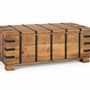 Coffee tables - Solid Mango Wood Trunk Table with Natural Finish - GINER Y COLOMER